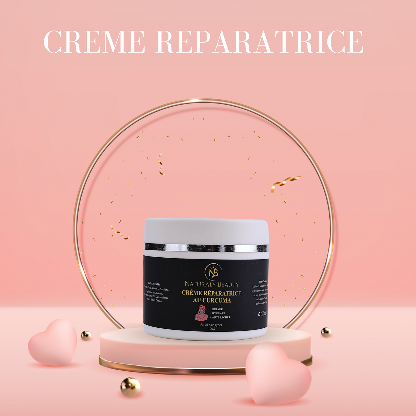 CREME ANTI-TACHES AU CURCUMA