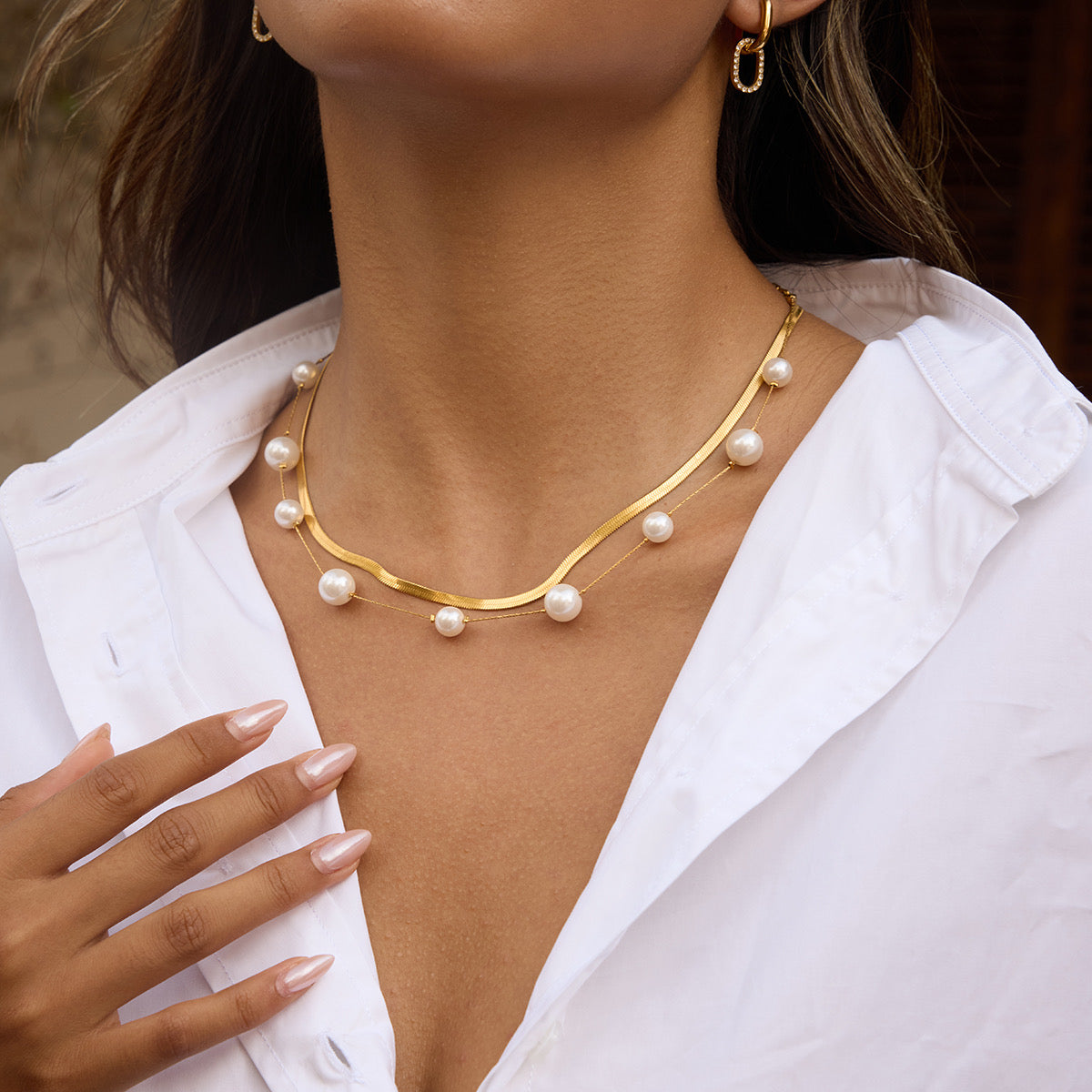 Collier Nuage de Perle