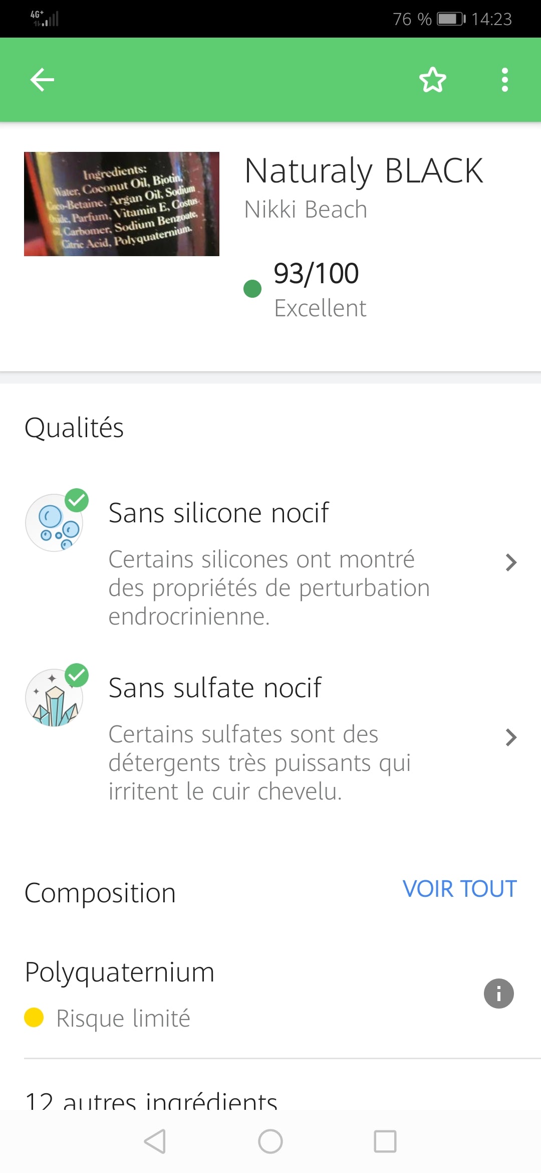 MASQUE CAPILLAIRE NOURISSANT ET HYDRATANT 250 ML