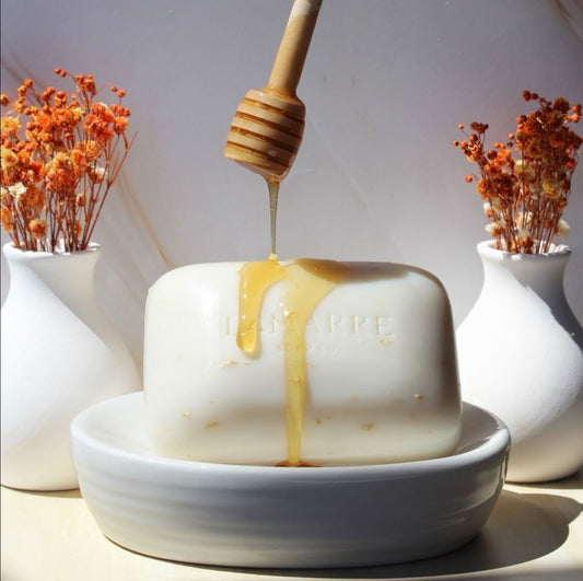 Savon exfoliant Amande douce, miel  150 G